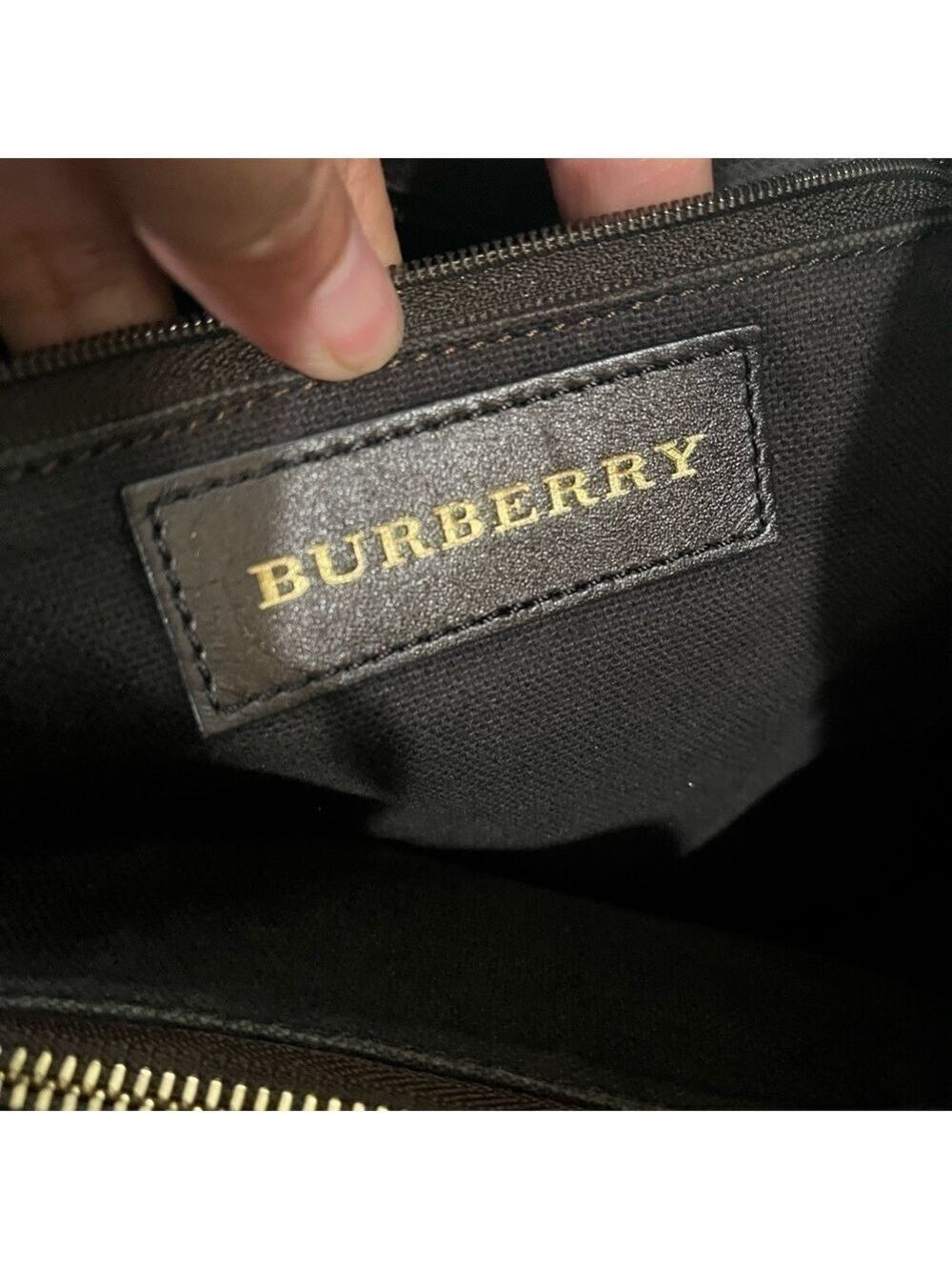 BURBERRY HAYMARKET CHECK HOBO - Picture 15 of 16